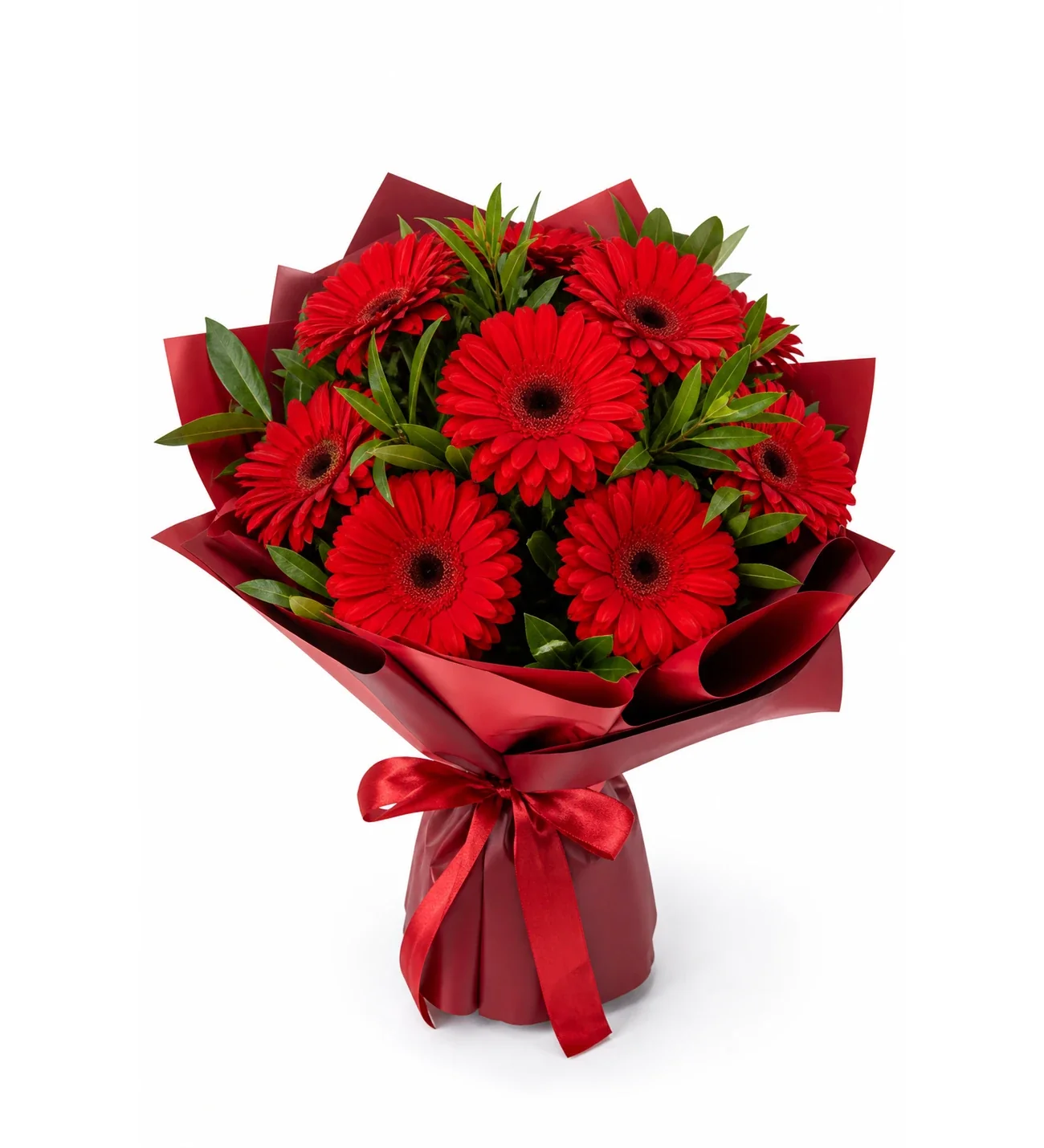Kırmızı Gerbera Çiçek Buketi