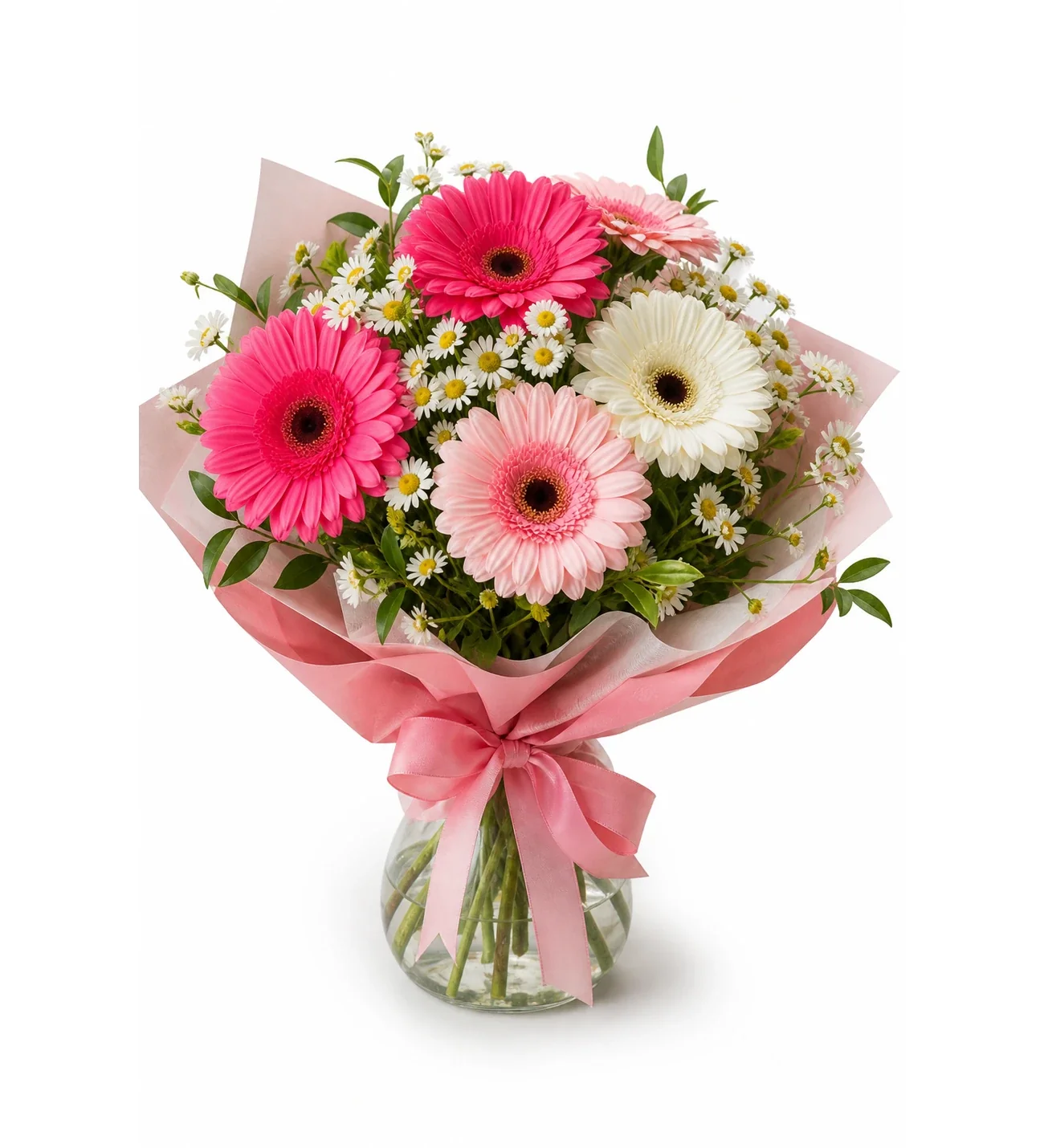 Gerbera Papatya Aranjmanı